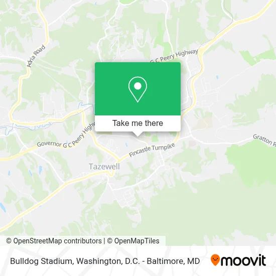 Bulldog Stadium map