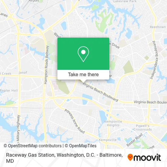 Raceway Gas Station map