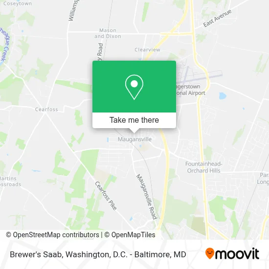 Brewer's Saab map