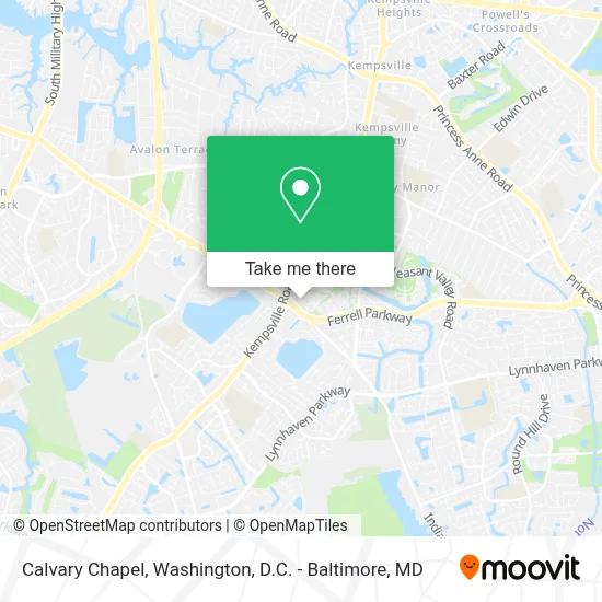Calvary Chapel map