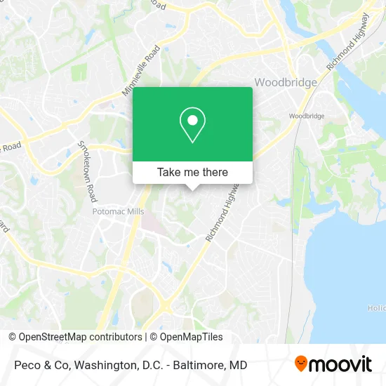 Peco & Co map