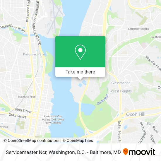 Servicemaster Ncr map