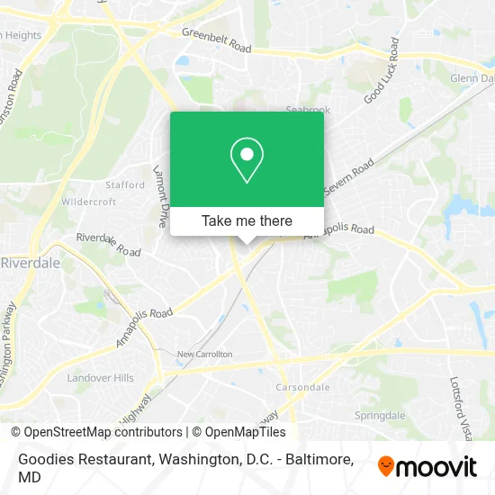 Goodies Restaurant map