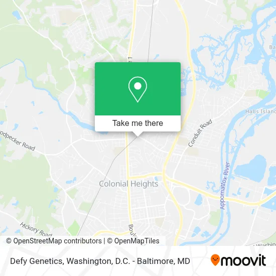 Defy Genetics map