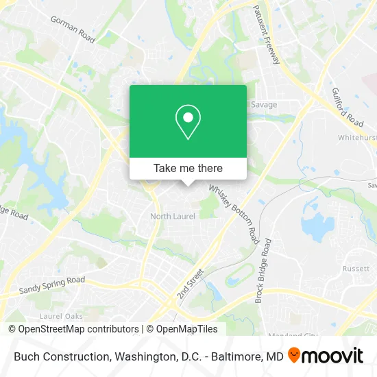 Buch Construction map