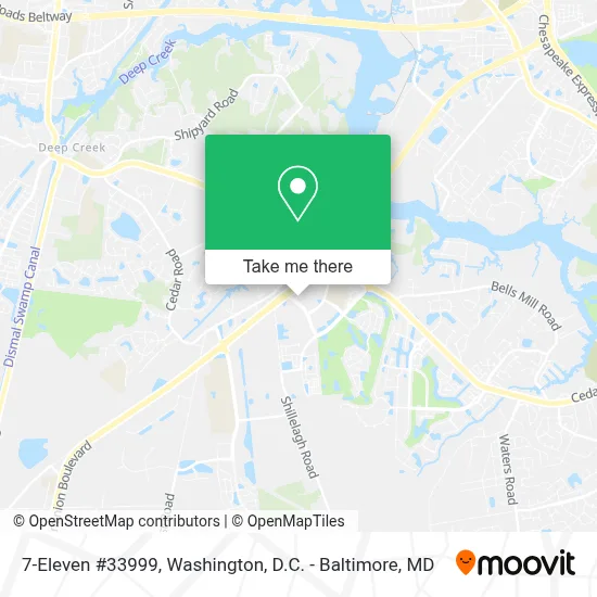 7-Eleven #33999 map