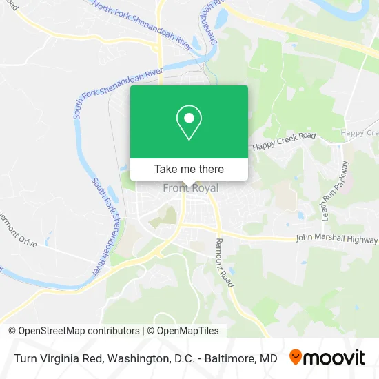 Turn Virginia Red map