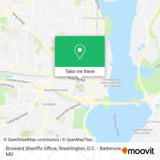 Broward Sheriffs Office map