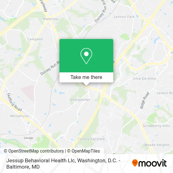 Jessup Behavioral Health Llc map