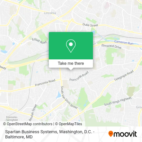 Spartan Business Systems map