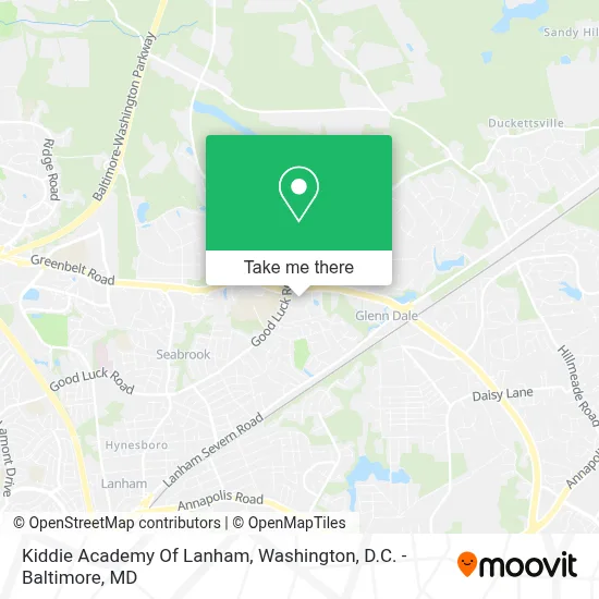Kiddie Academy Of Lanham map