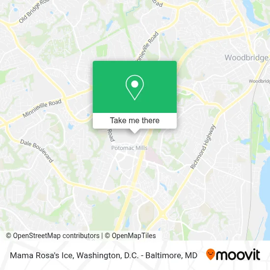 Mama Rosa's Ice map