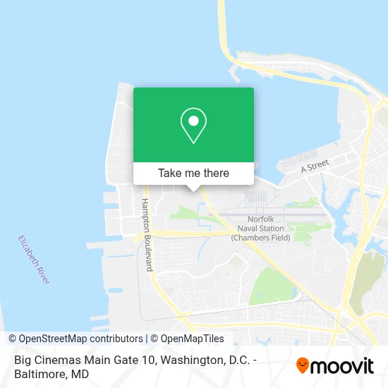 Big Cinemas Main Gate 10 map