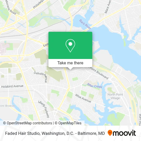 Faded Hair Studio map