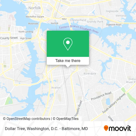 Dollar Tree map