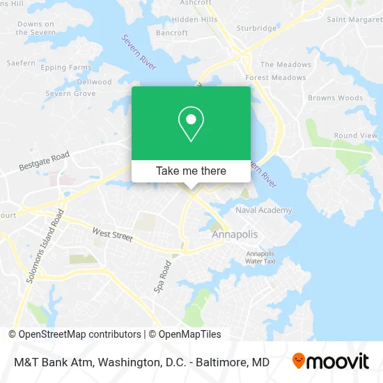 M&T Bank Atm map