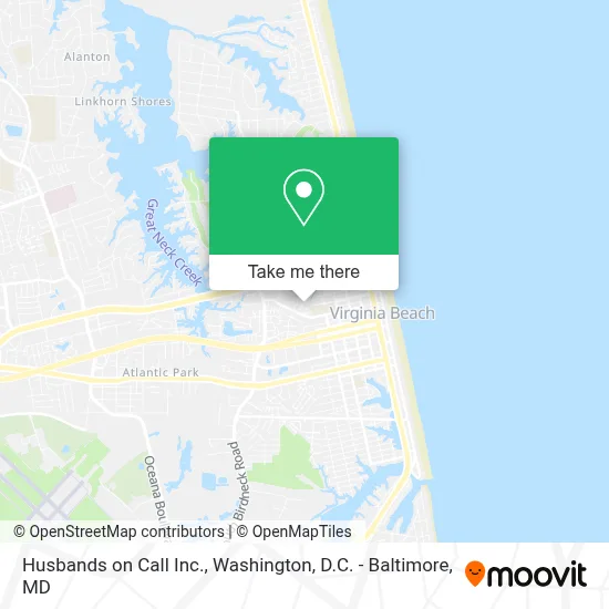 Husbands on Call Inc. map