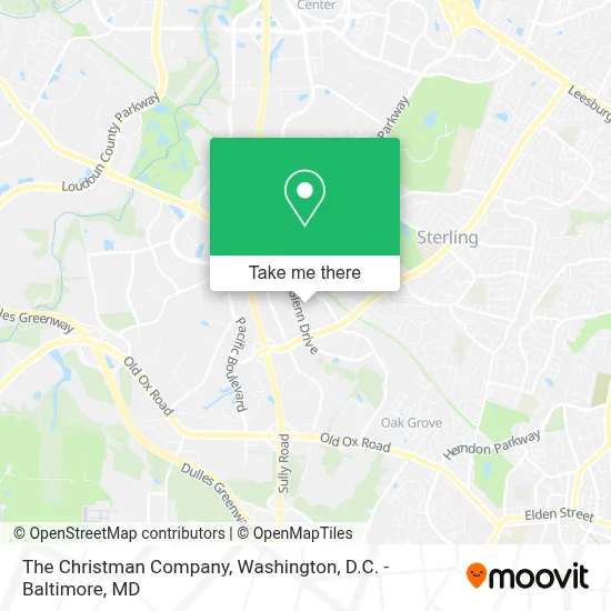 The Christman Company map