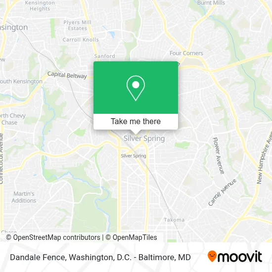 Dandale Fence map