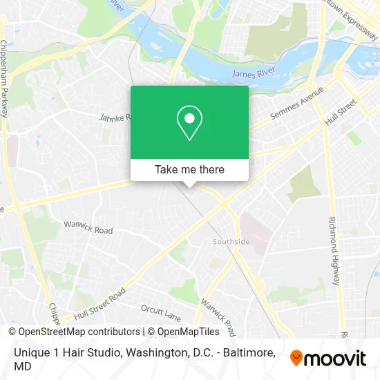 Unique 1 Hair Studio map