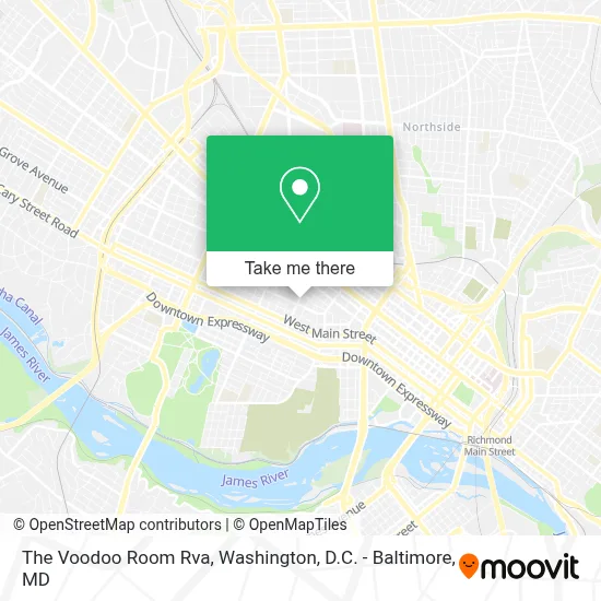 The Voodoo Room Rva map