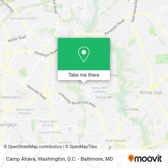 Camp Ahava map