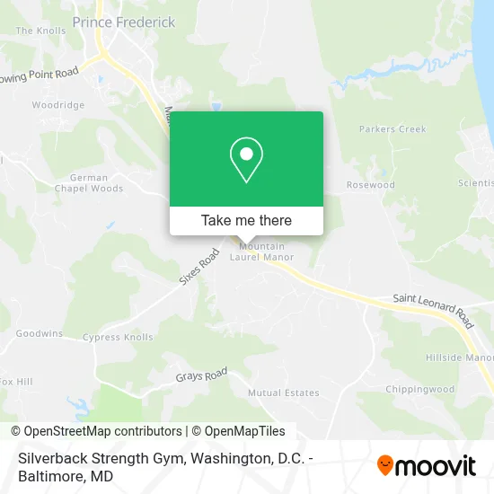 Silverback Strength Gym map