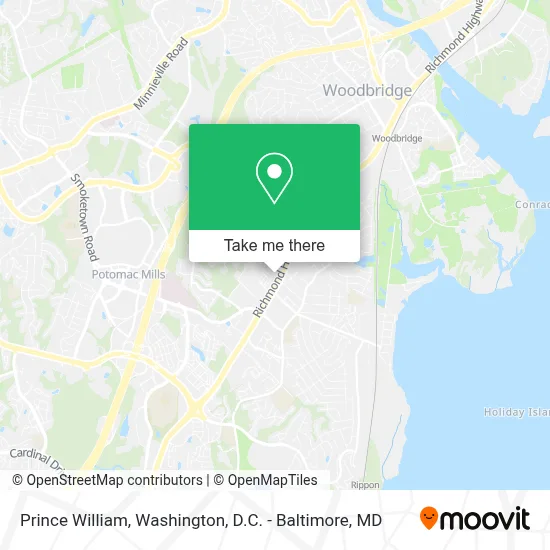 Prince William map