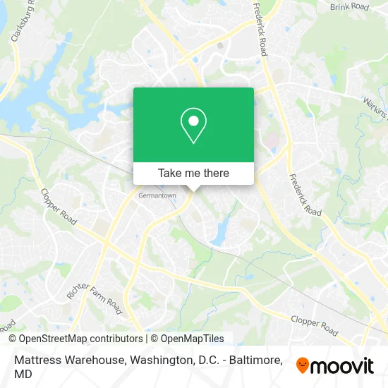 Mattress Warehouse map