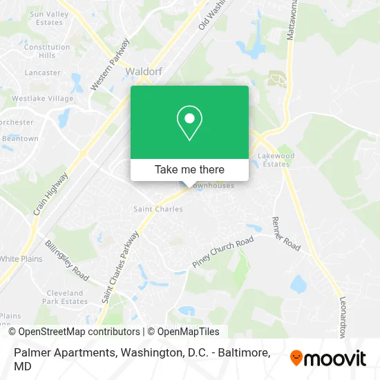 Palmer Apartments map