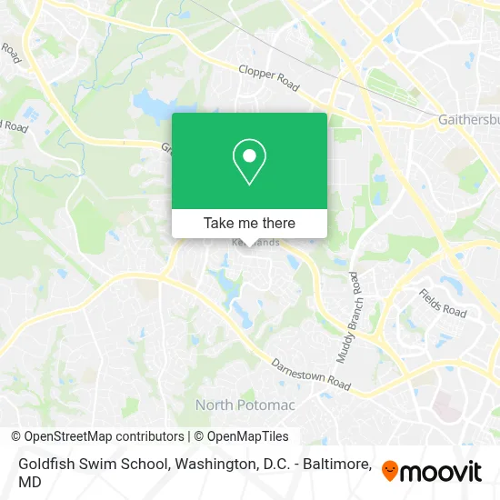 Goldfish Swim School map