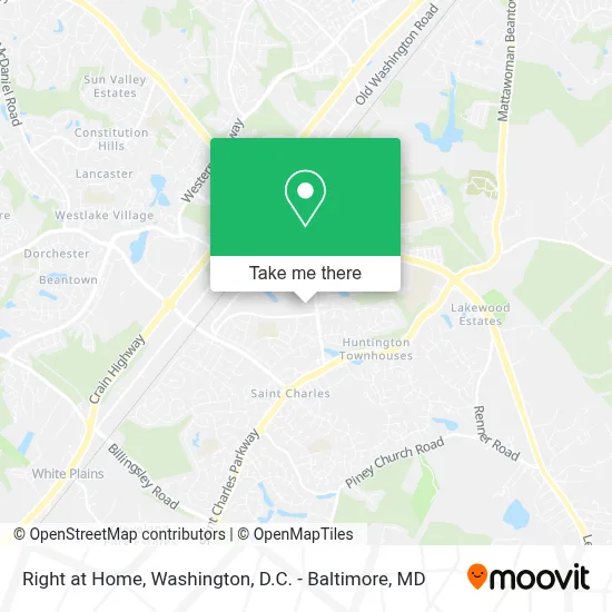 Right at Home map