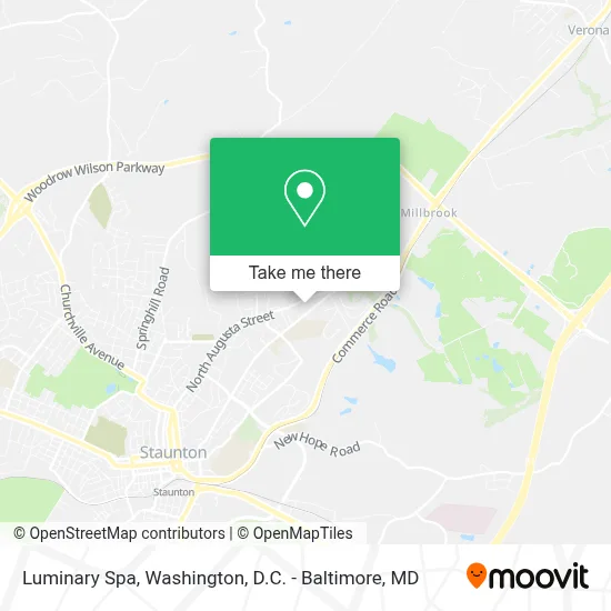 Luminary Spa map