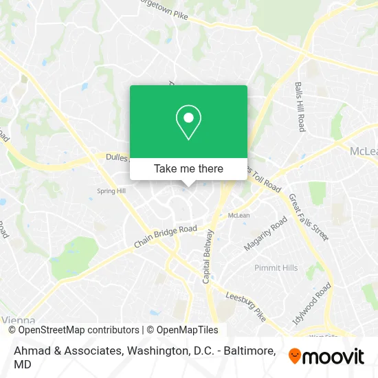 Ahmad & Associates map