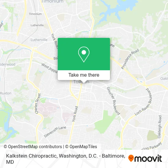 Kalkstein Chiropractic map