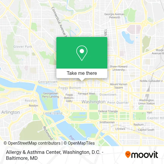 Allergy & Asthma Center map