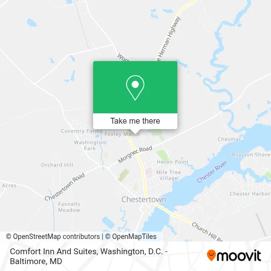 Comfort Inn And Suites map