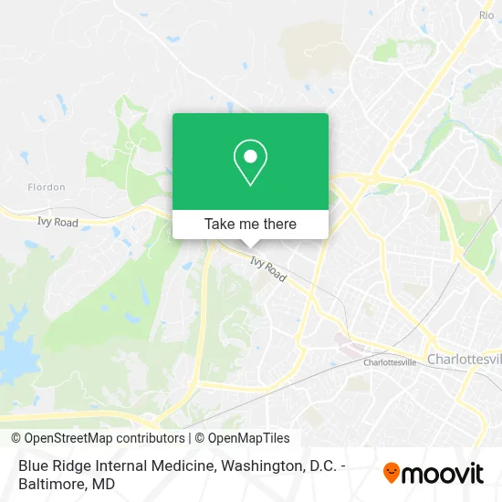 Blue Ridge Internal Medicine map
