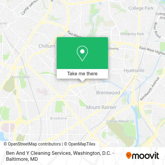 Ben And Y Cleaning Services map