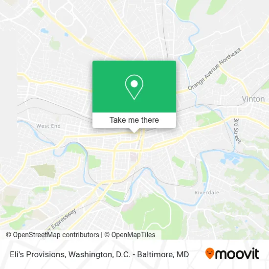 Eli's Provisions map