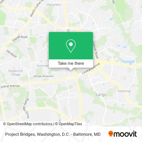 Project Bridges map
