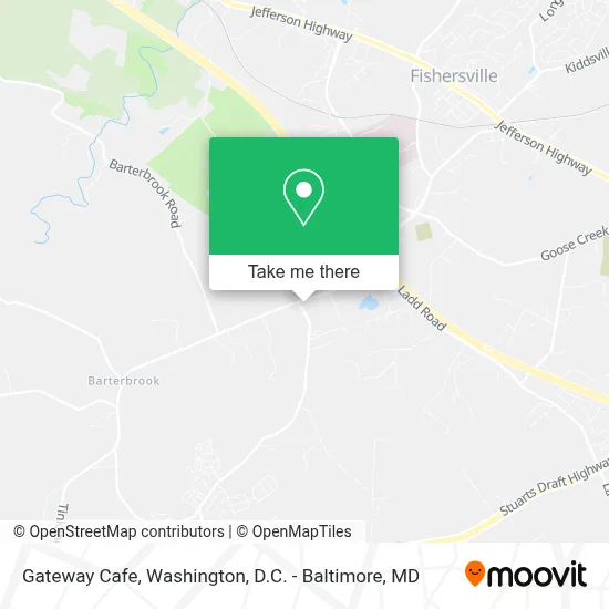 Gateway Cafe map