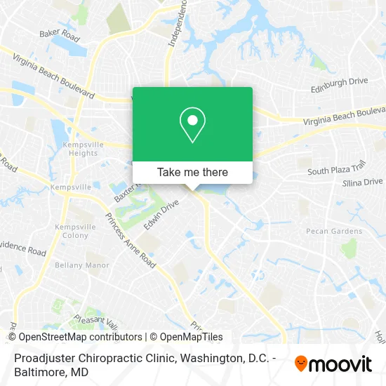 Proadjuster Chiropractic Clinic map