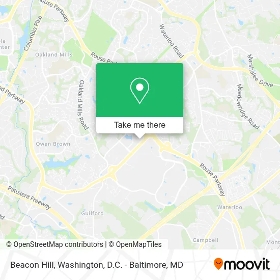 Beacon Hill map