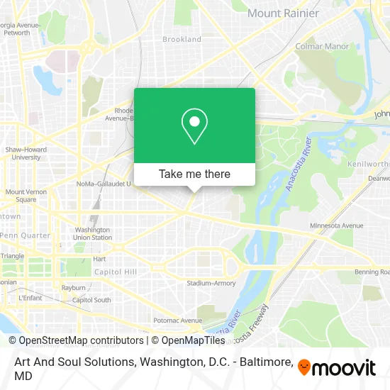 Art And Soul Solutions map