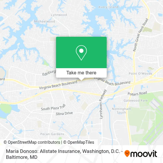Maria Donoso: Allstate Insurance map
