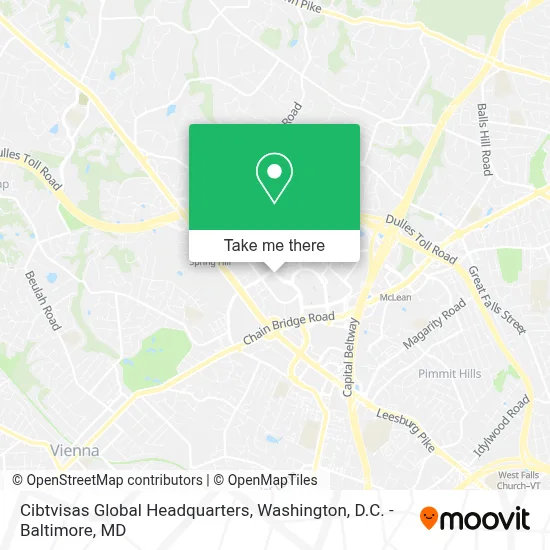 Cibtvisas Global Headquarters map