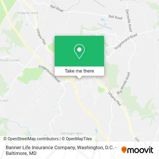 Banner Life Insurance Company map