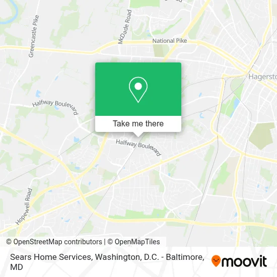 Sears Home Services map