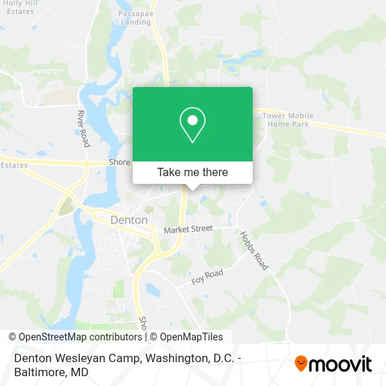 Denton Wesleyan Camp map